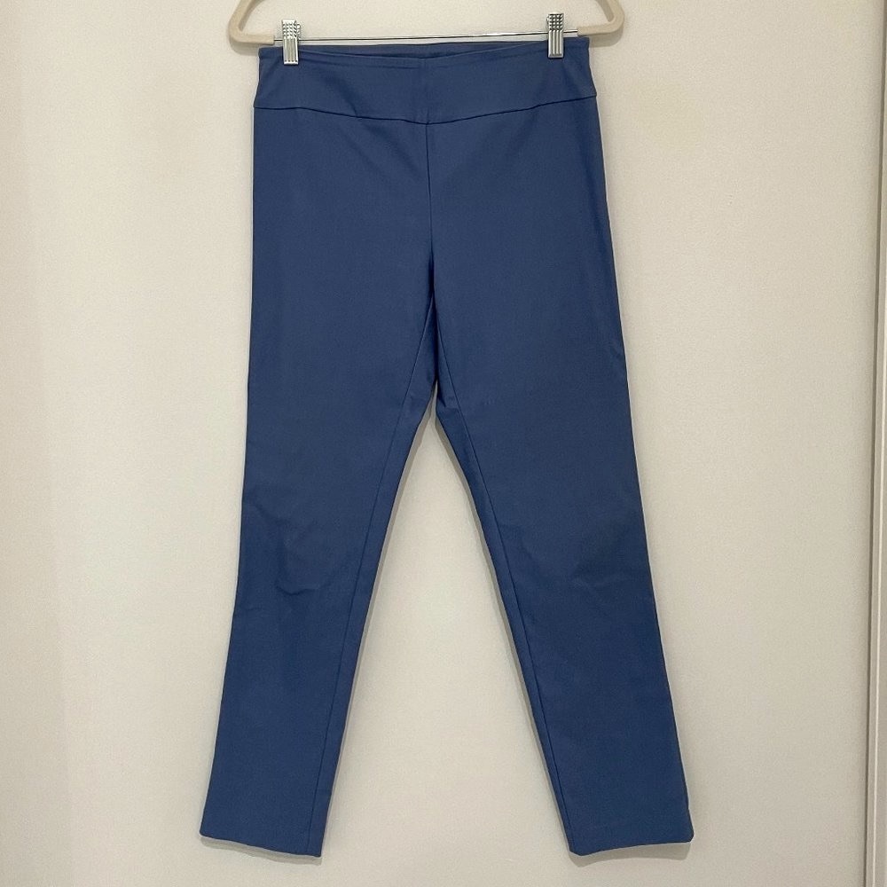 Elliot Lauren Control Stretch Pull On Ankle Pants - blue